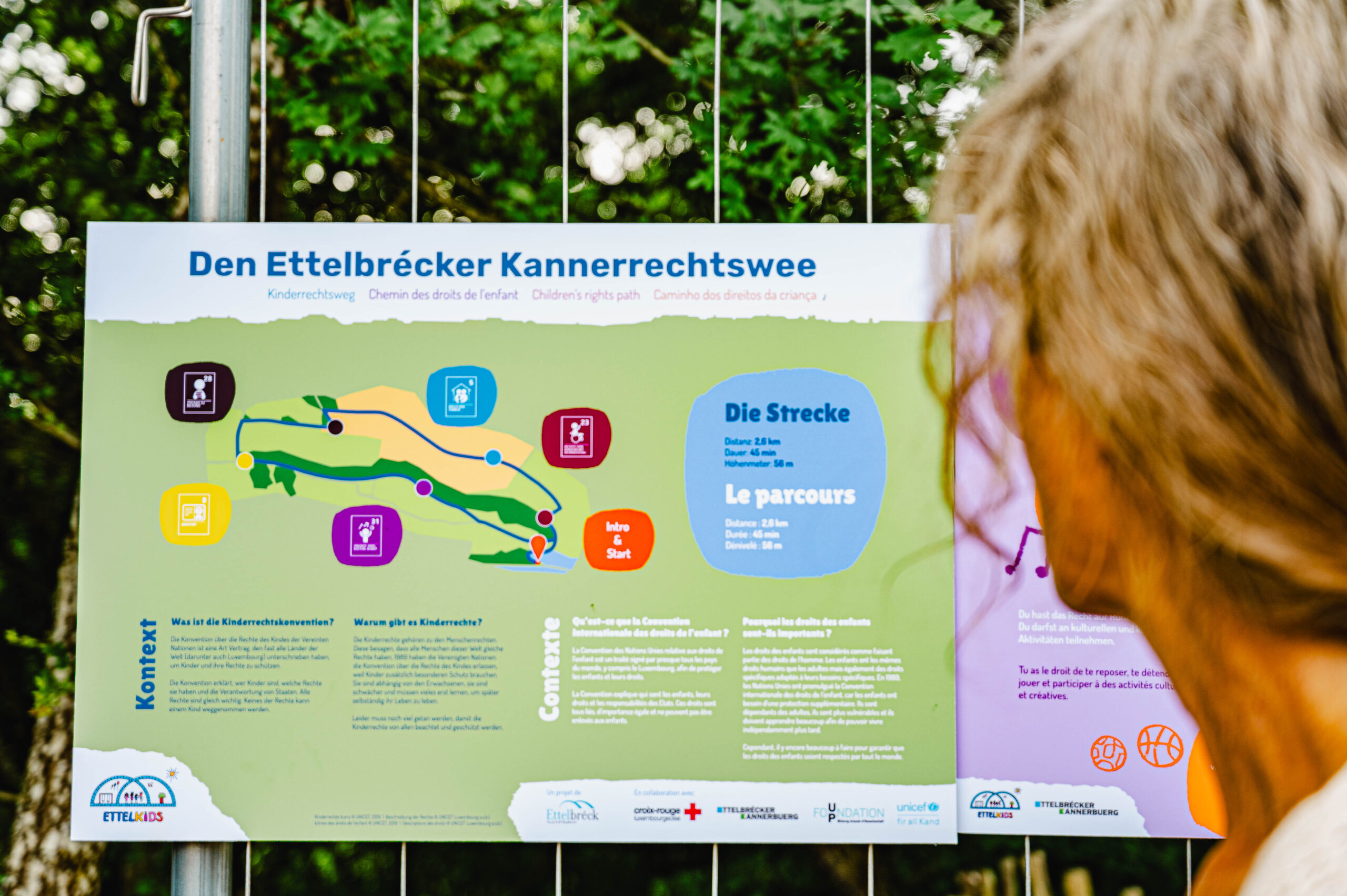 Kannerrechtswee – Sentier thématique des droits de l’enfant